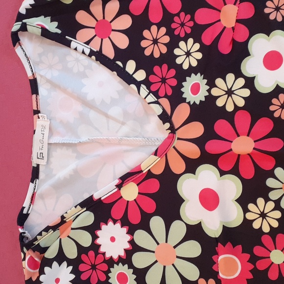 For G and PL retro print mini dress NWOT retro vintage - Picture 7 of 11